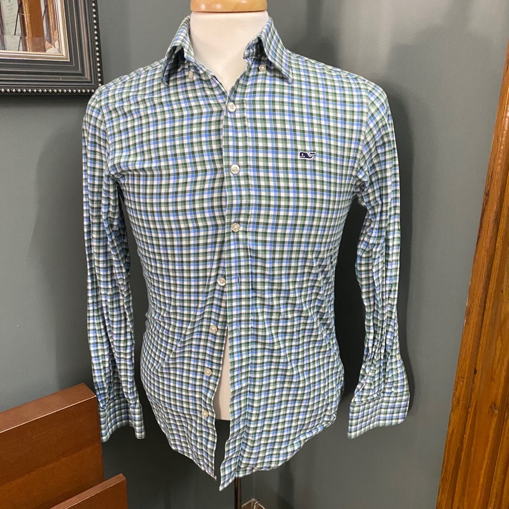 vineyard vines slim fit whale shirt